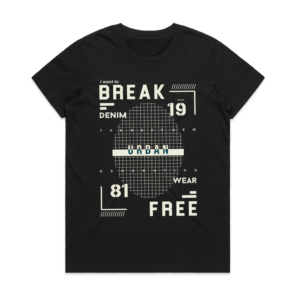 Break Free Urban Grid Tee