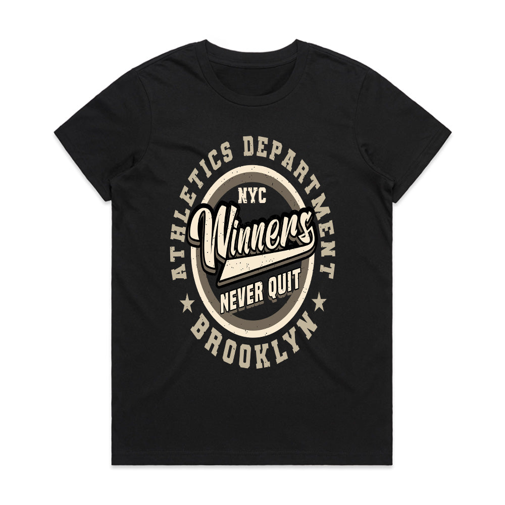 Winners Never Quit Brooklyn Tee