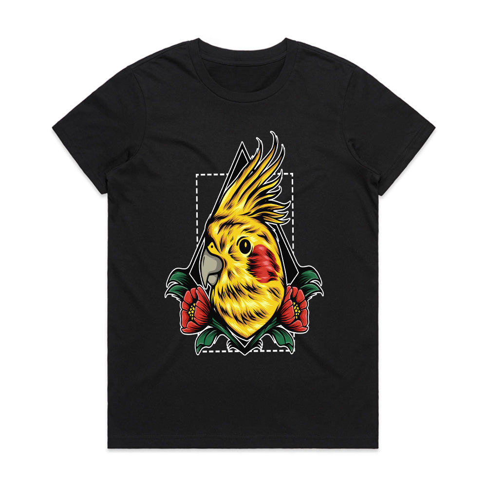 Tropical Majesty Cockatiel Tee