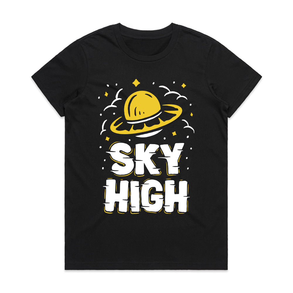Sky High Drip: Space Hat Tee