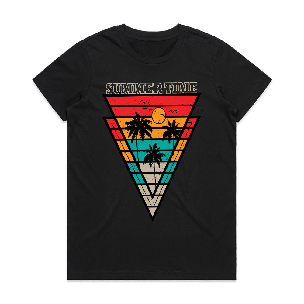 Retro Vibes: Sunset Pyramid Summer