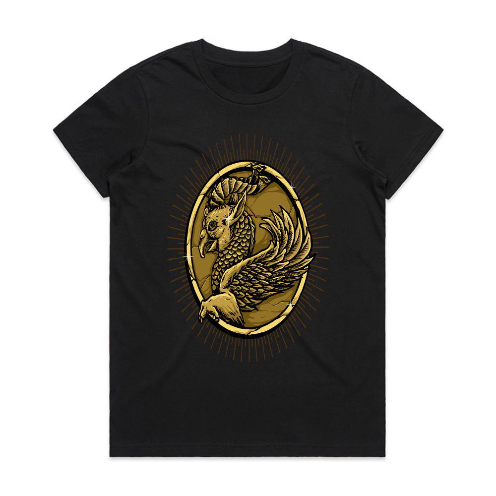 Golden Griffin - Mythical Beast Art Tee