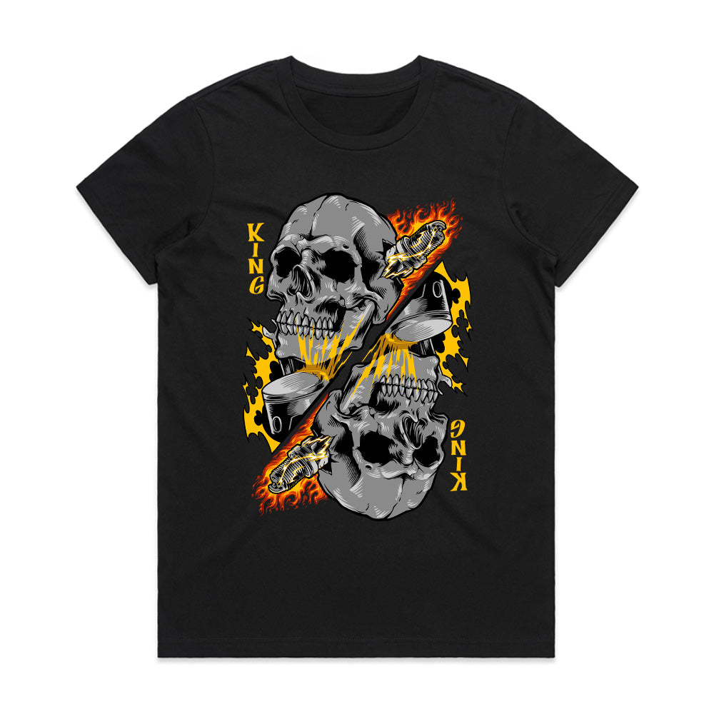 Skull King: Double Flame Power Tee