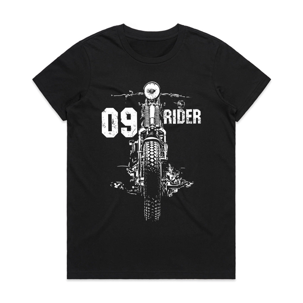 09 RIDER: Vintage Motorcycle Frontline Tee