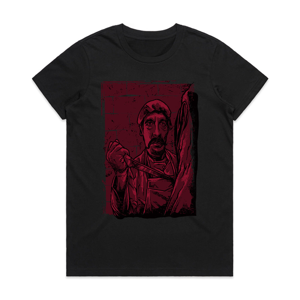 The Butcher's Gaze – Crimson Kitchen Tee