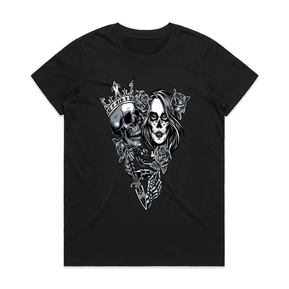 Eternal Bond: King & Queen of Skulls Tee