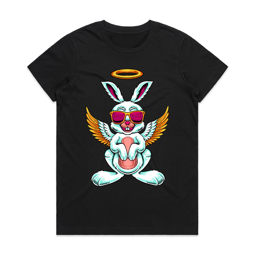 Heavenly Hop: Cool Angel Bunny Tee