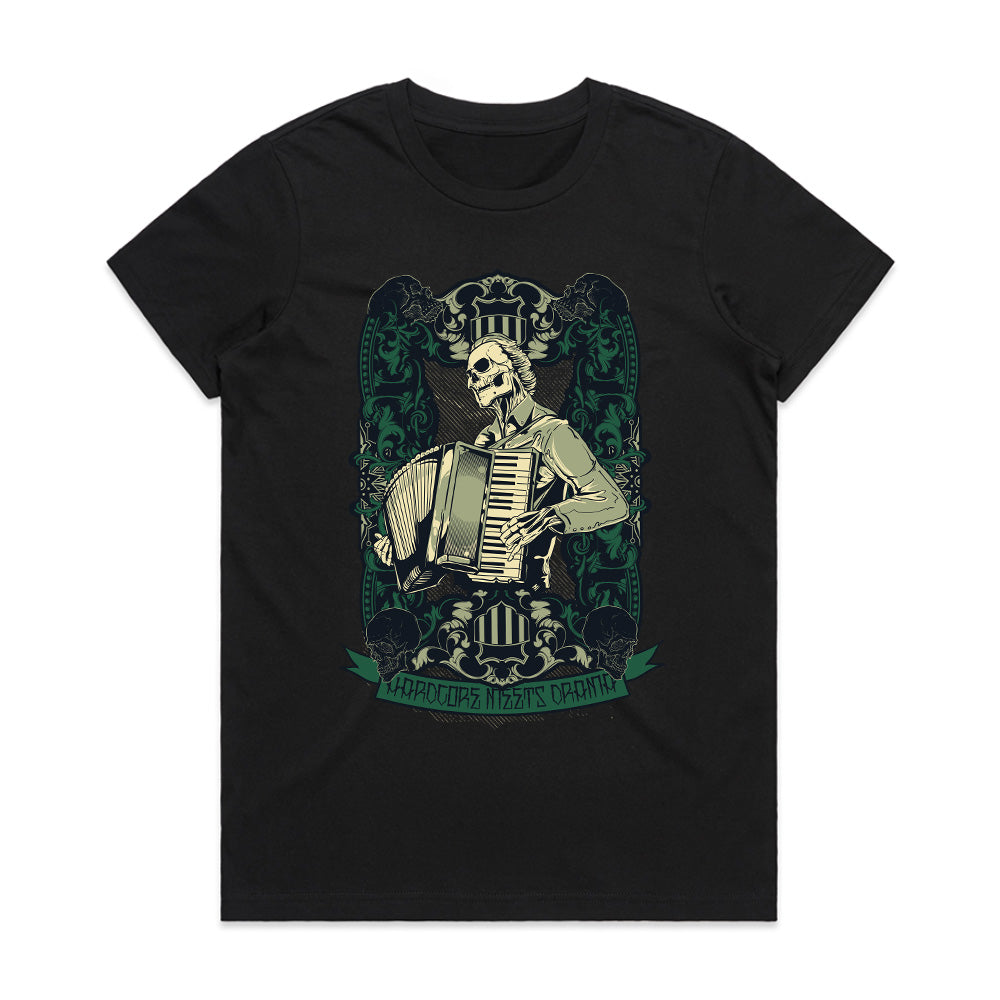 Skeleton Sonata: Death's Accordion Symphony Tee