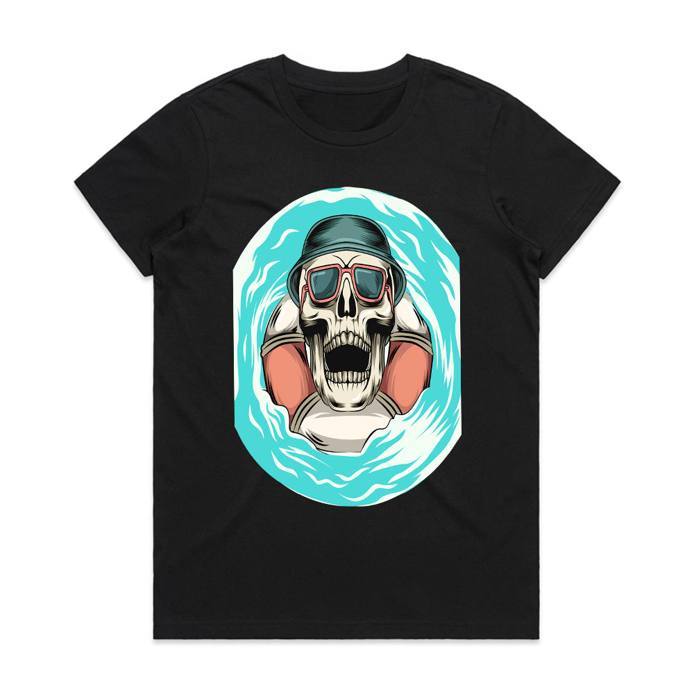 Wave Rider Skull Tee