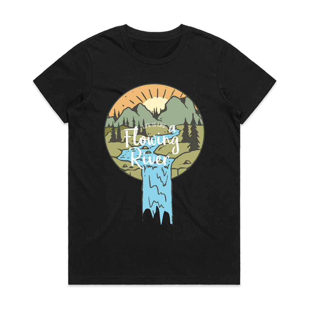 Flowing River - Journey of Life Tee
