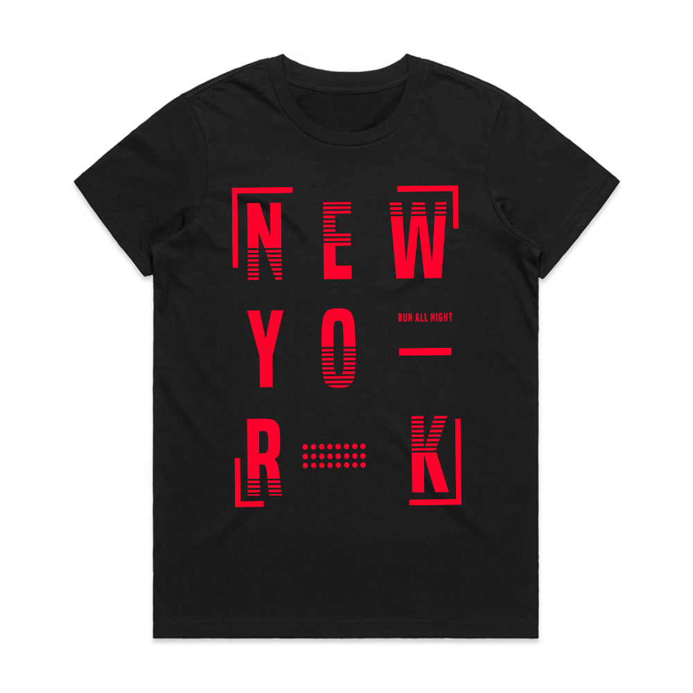 Neon Pulse NYC Night Runner Tee