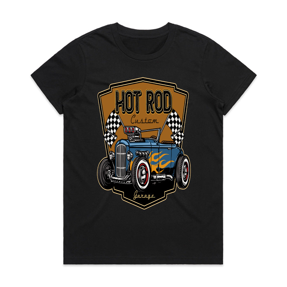 Vintage Hot Rod Custom Garage Tee