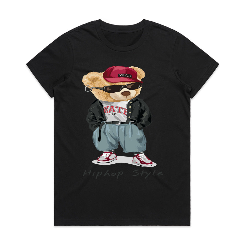 Street Bear Vibe: Hip-Hop Style Tee