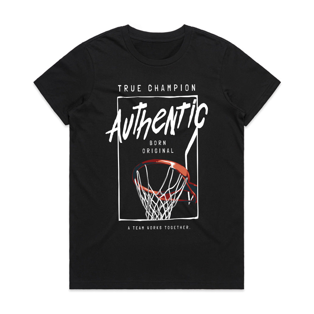 Authentic Champion: Born Original Basketball Tee