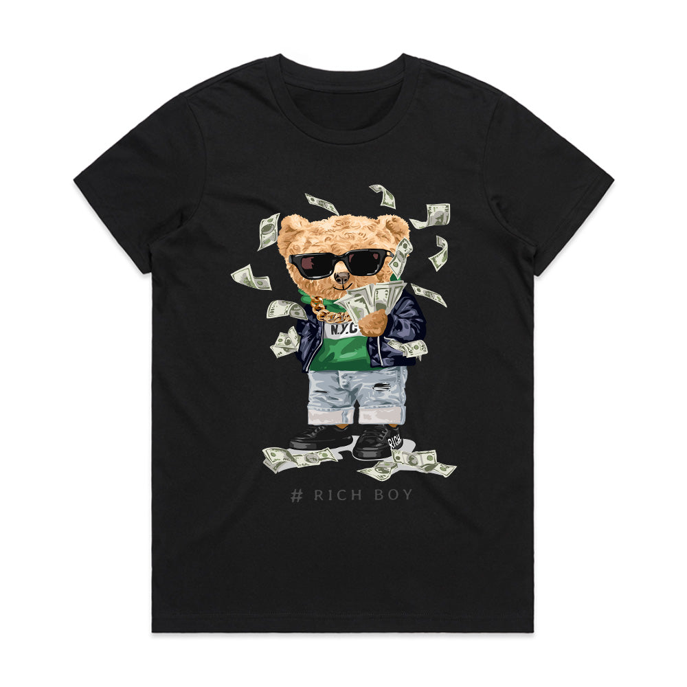Rich Boy Bear: Street Money Vibes Tee