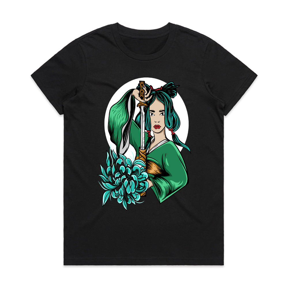 Samurai Blossom: Warrior Spirit Tee