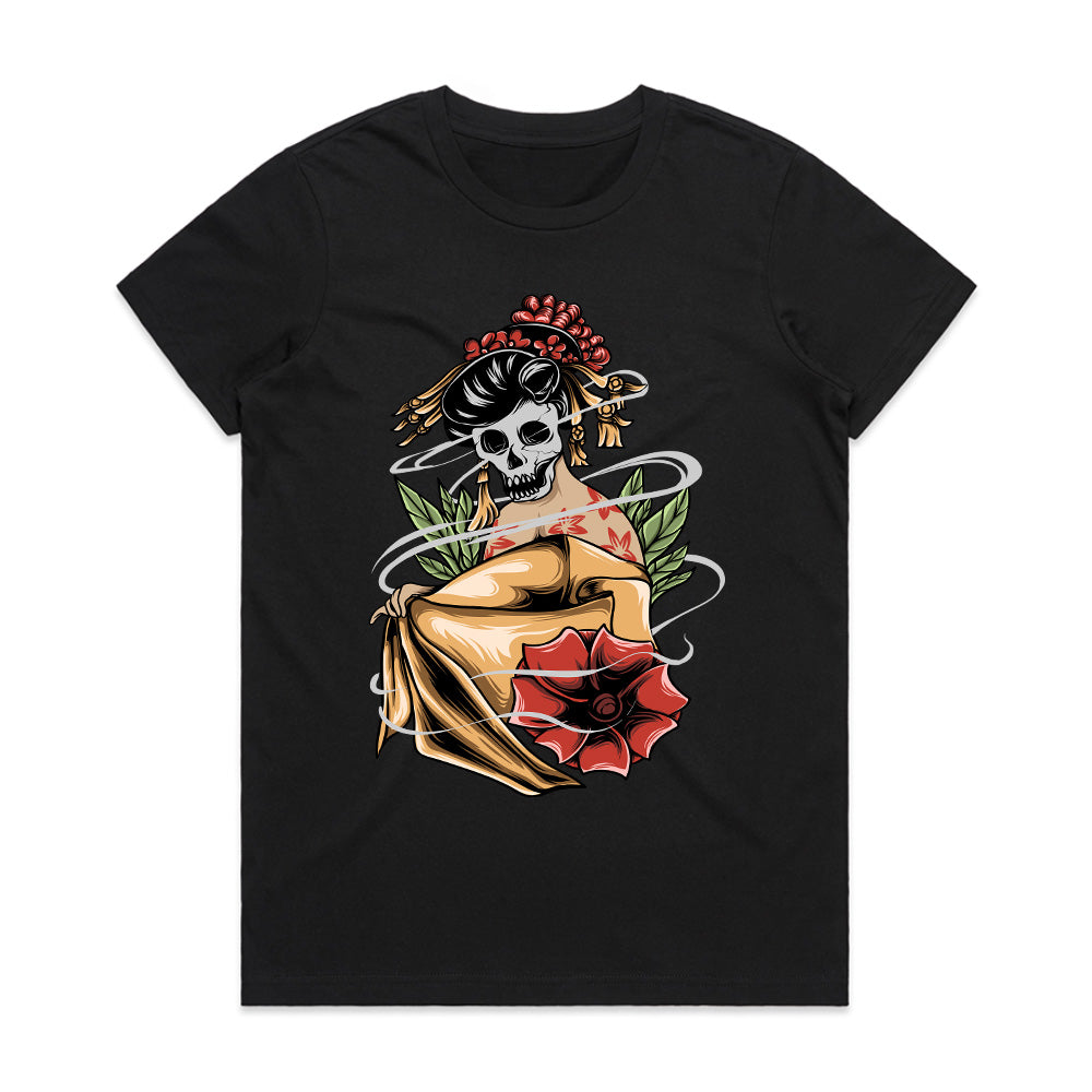 Geisha of the Afterlife: Eternal Beauty Tee