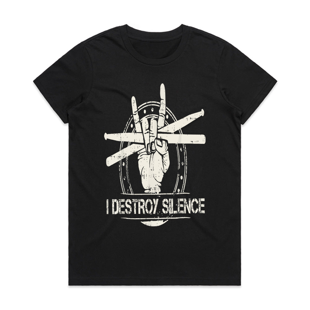 Destroy Silence: Drum Power Tee