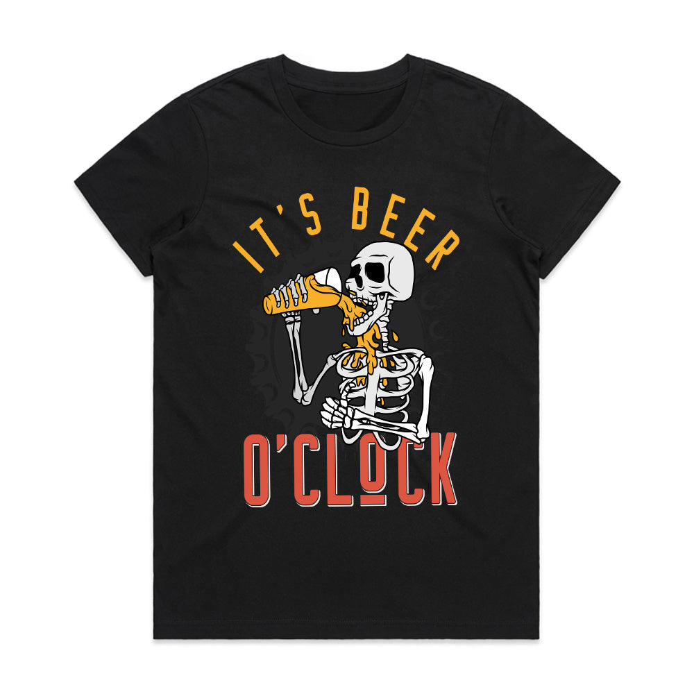 Brew to the Bone – Beer O'Clock Tee