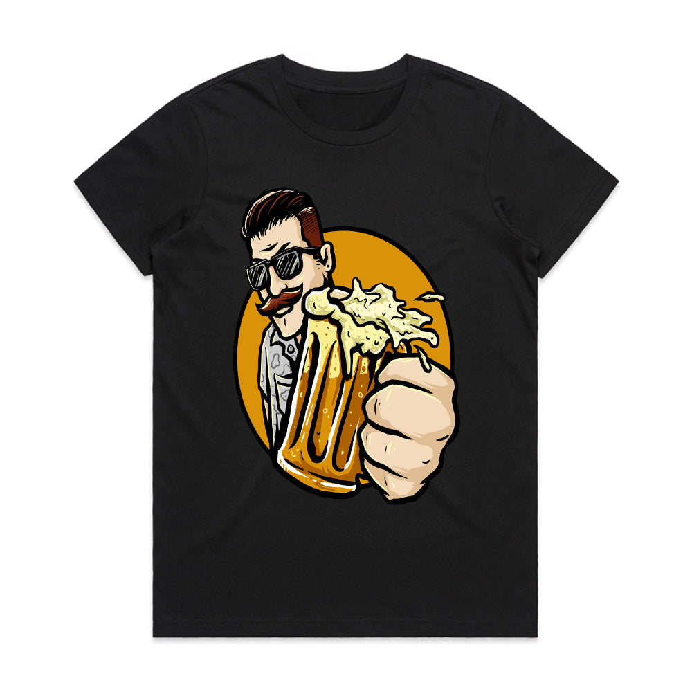 Cheers, Bro! – Hipster Pint Vibes Tee