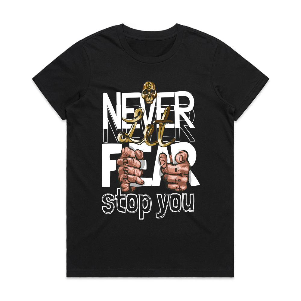 Fearless Grip: Never Let Fear Stop You Tee
