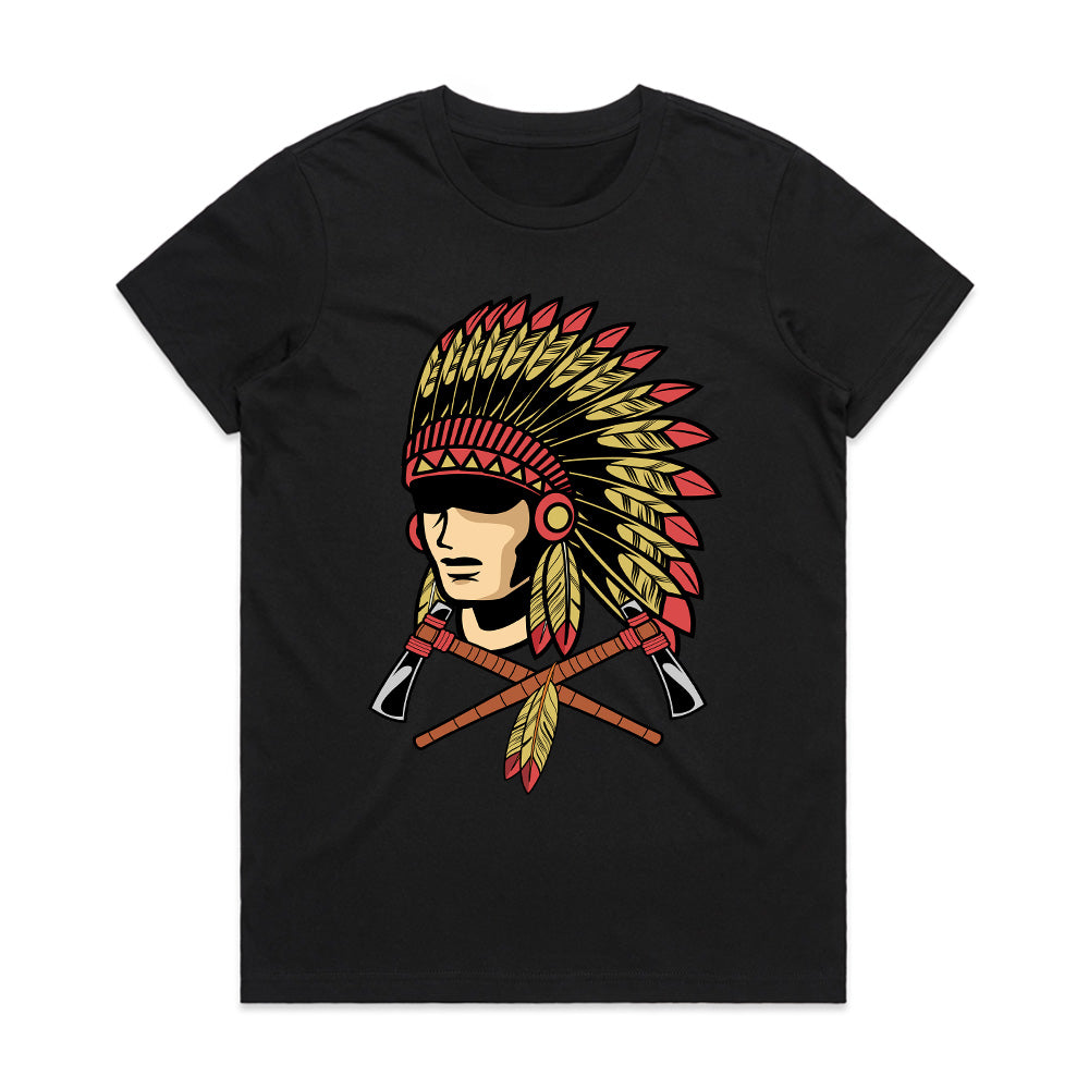 Heritage Valor – Tribal Warrior Crest Tee