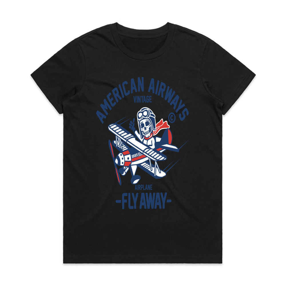 Fly Away Vintage Pilot Tee