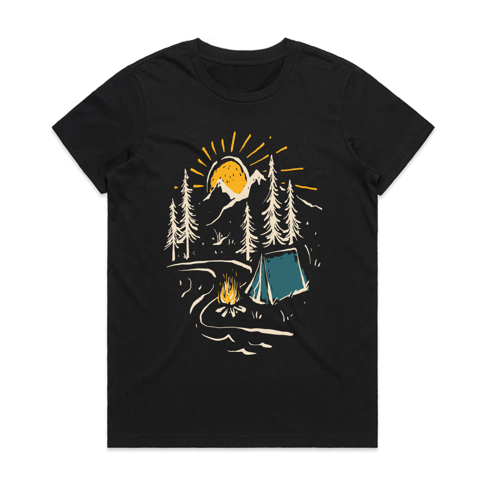 Campfire Serenity: Into the Wild Tee