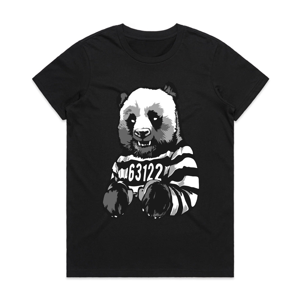 Outlaw Panda: Behind Bars Tee