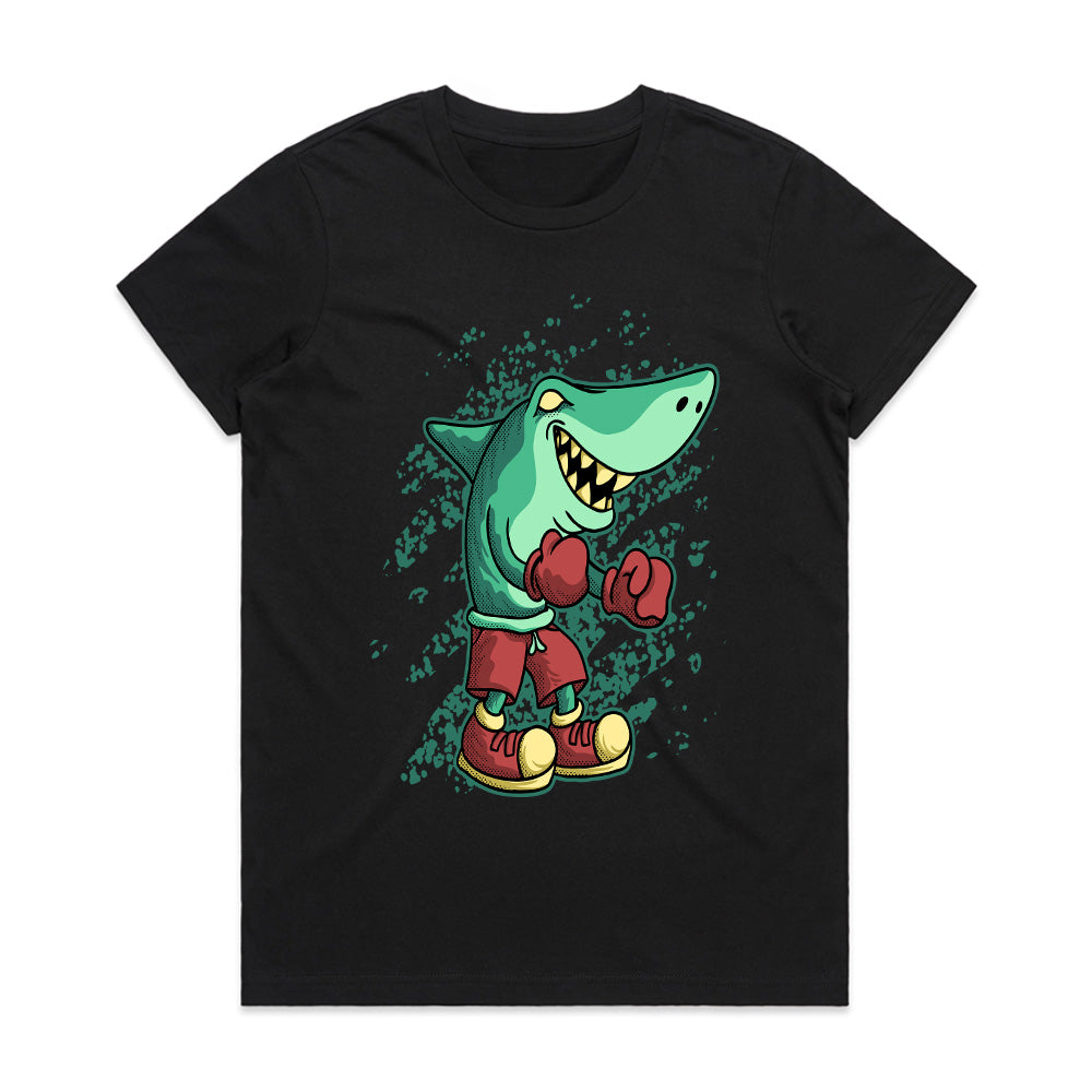 Knockout Jaws – Boxing Shark Tee