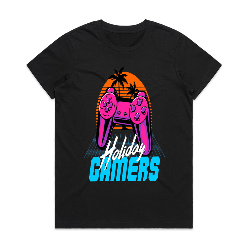 Holiday Gamers – Retro Vibe Controller Tee