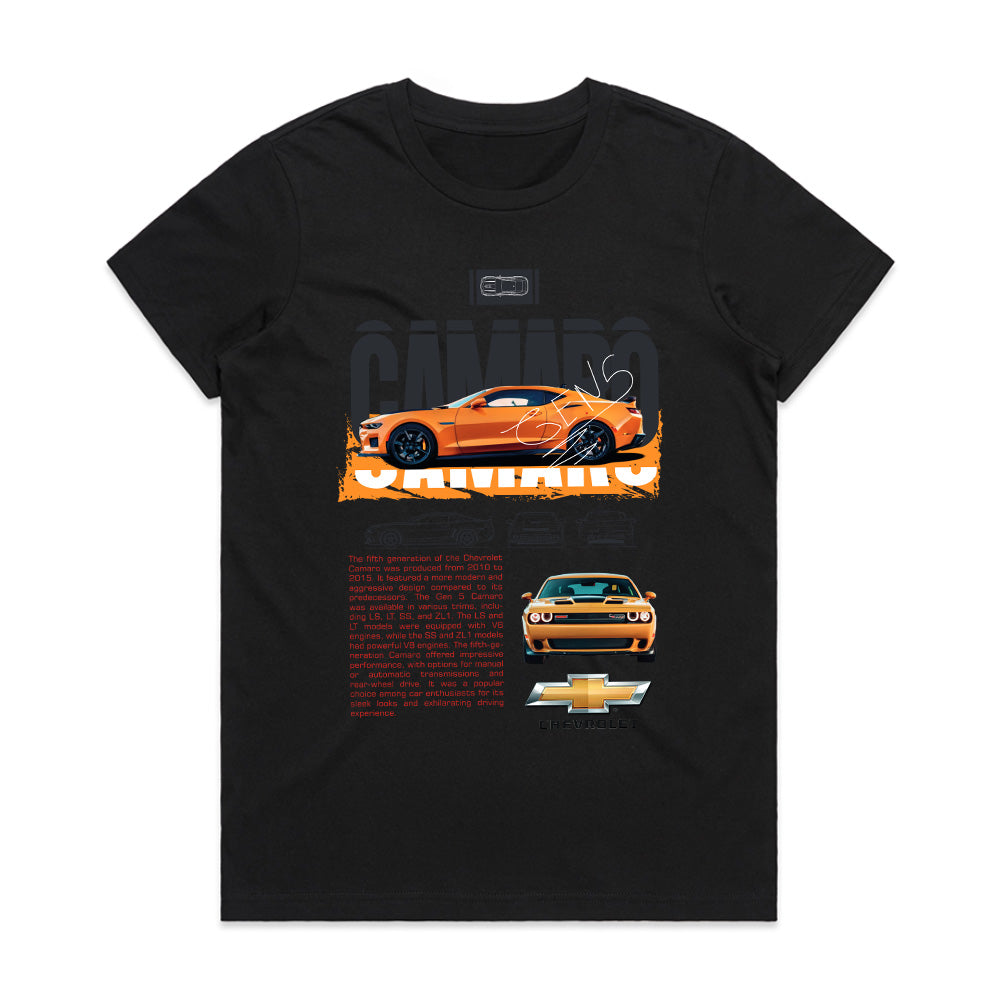 Chevrolet Camaro Muscle Car Graphic T-Shirt