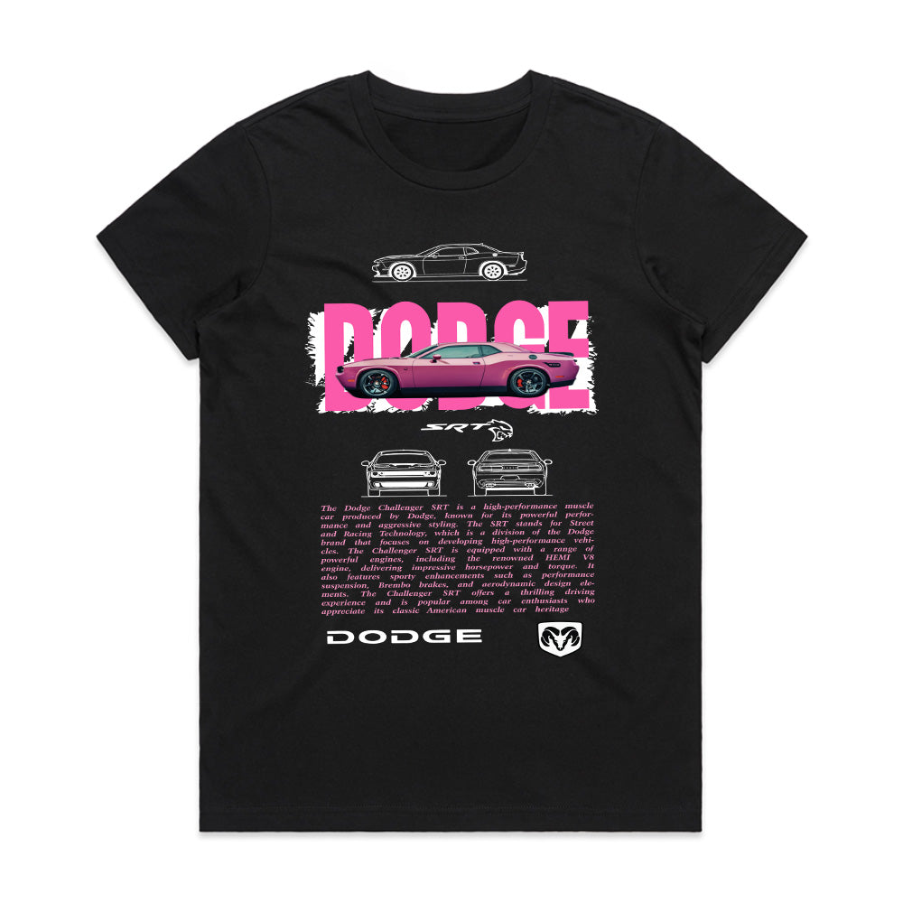Dodge SRT Challenger – American Muscle Car Heritage T-Shirt