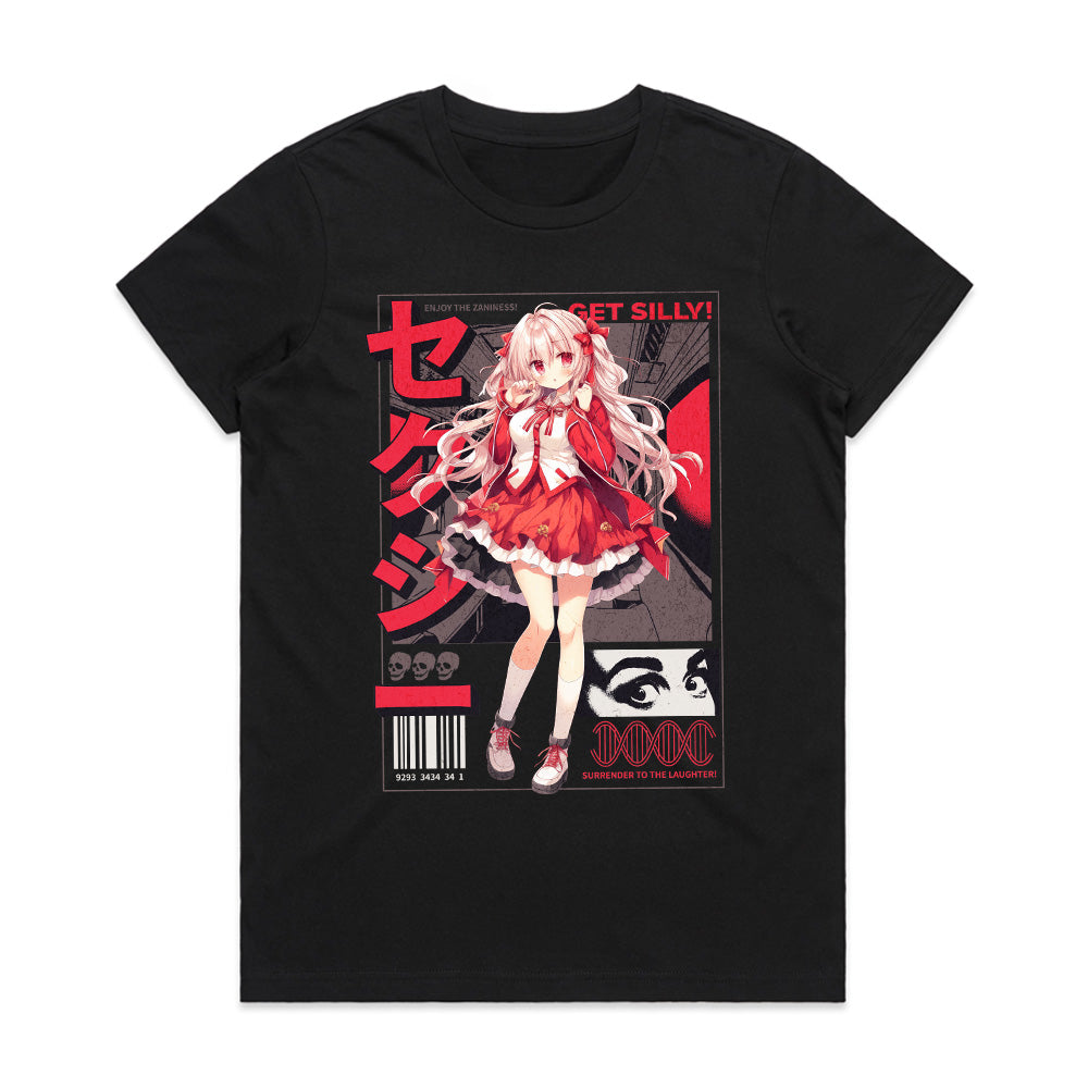 Anime Zany Girl: Get Silly Streetwear Tee