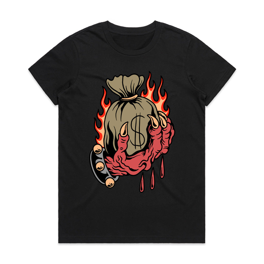 Infernal Grip: Blood Money Tee