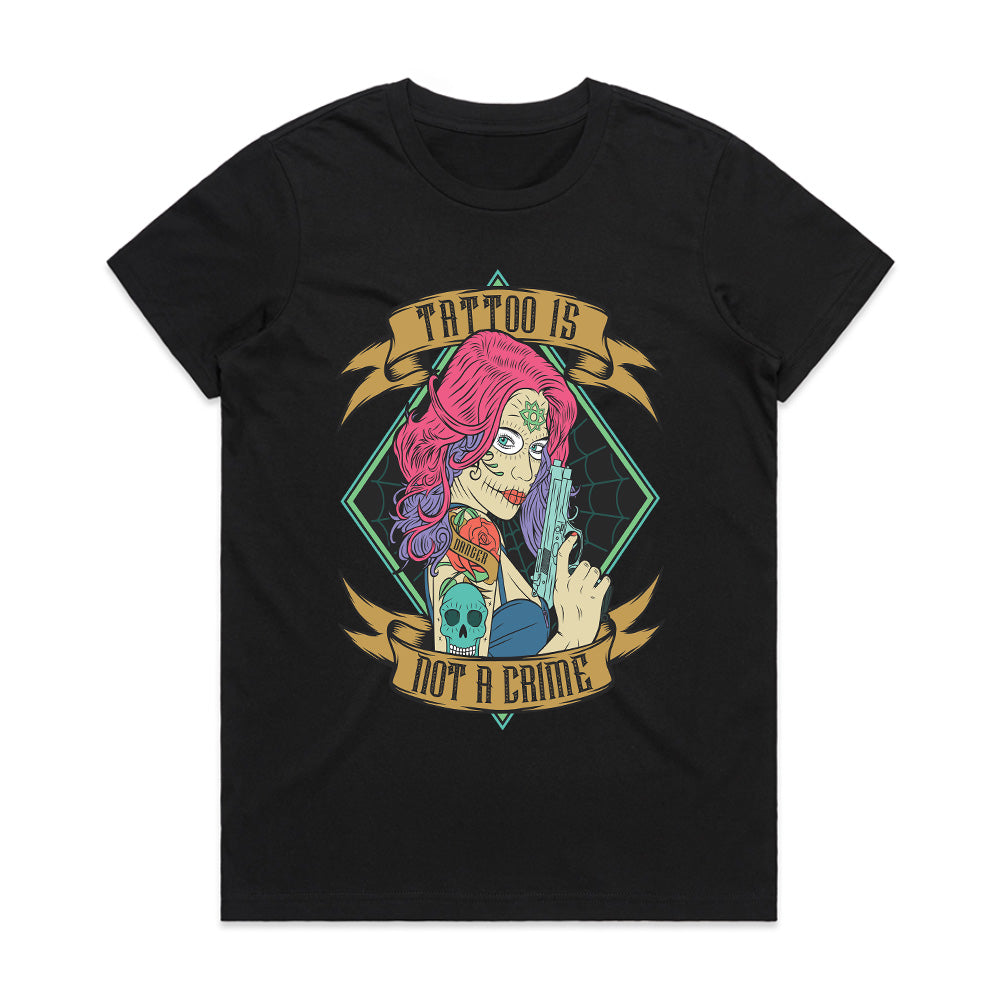 Inked Vixen: Tattoo Is Not A Crime Statement Tee