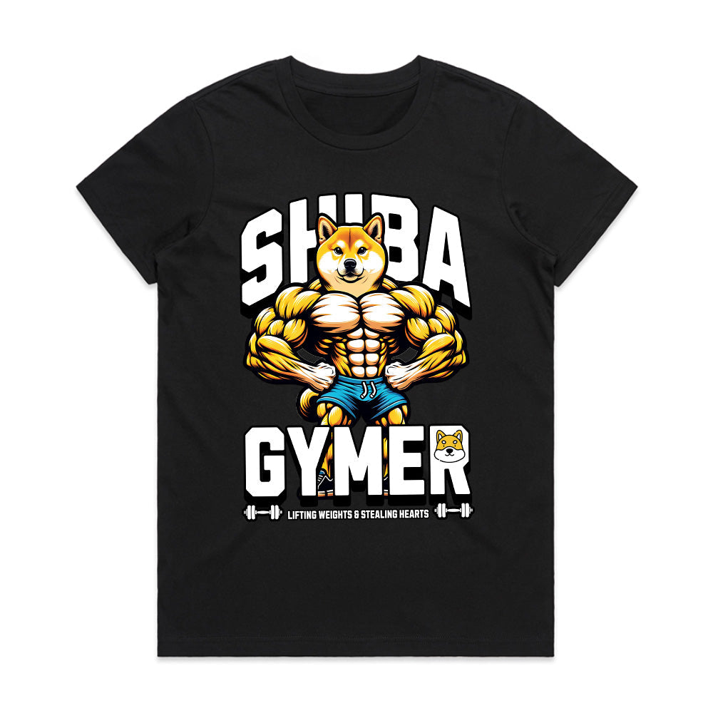 "Shuba Gymer" Funny Gym Doge T-Shirt – Lift Heavy, Steal Hearts