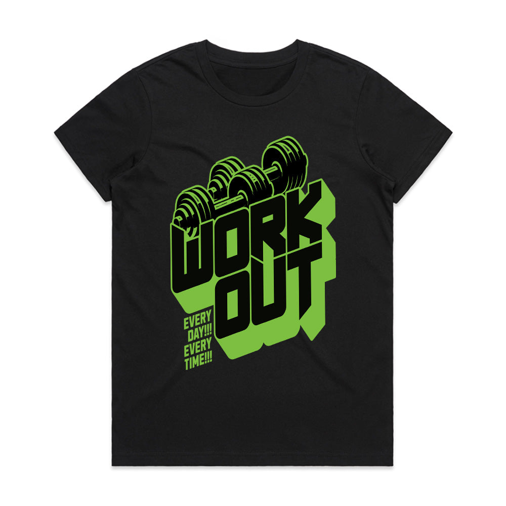 Workout Motivation Gym T-Shirt – Train Hard Every Day!