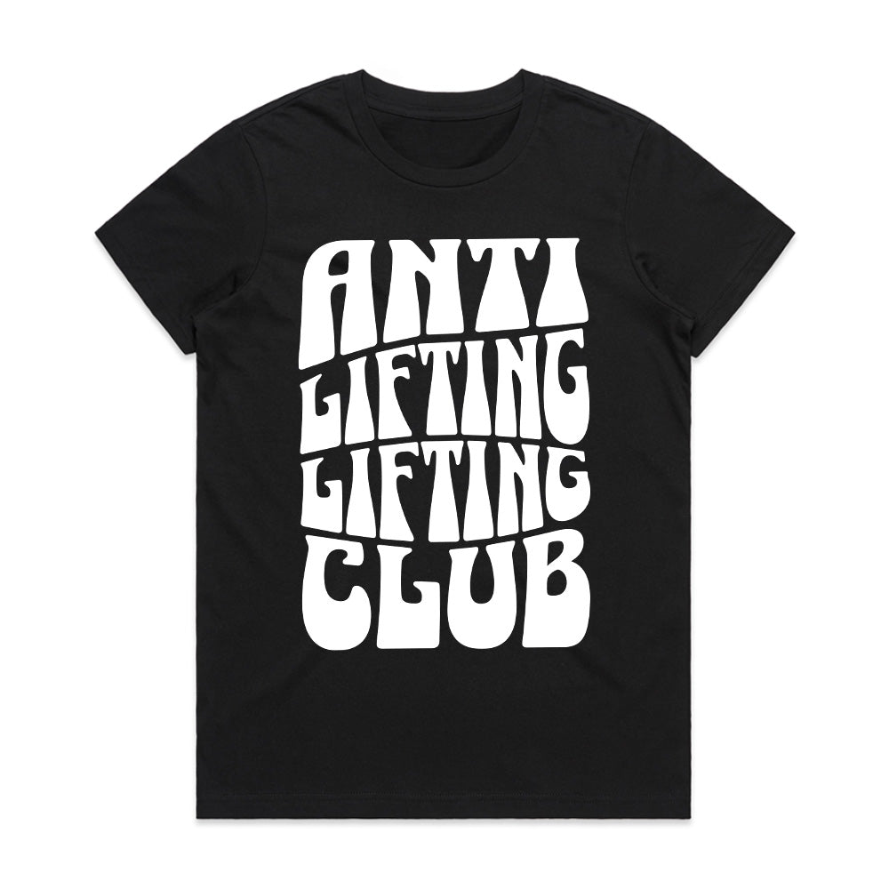 Anti-Lifting Lifting Club – Funny Gym T-Shirt | Retro Fitness Humor Tee