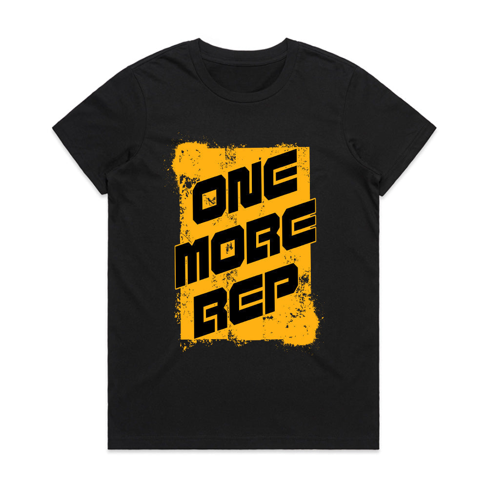 One More Rep – Motivational Gym T-Shirt | Push Beyond Limits Workout Tee