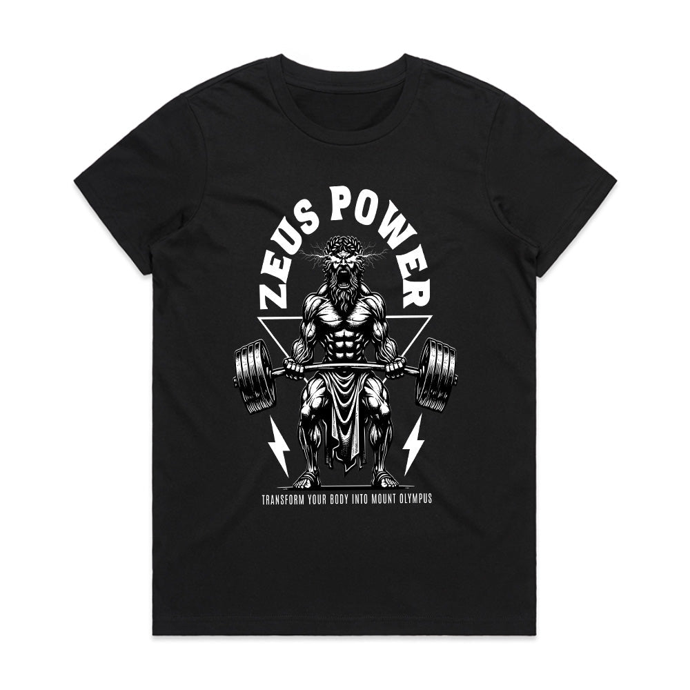 "Zeus Power" Gym T-Shirt – Unleash Godlike Strength