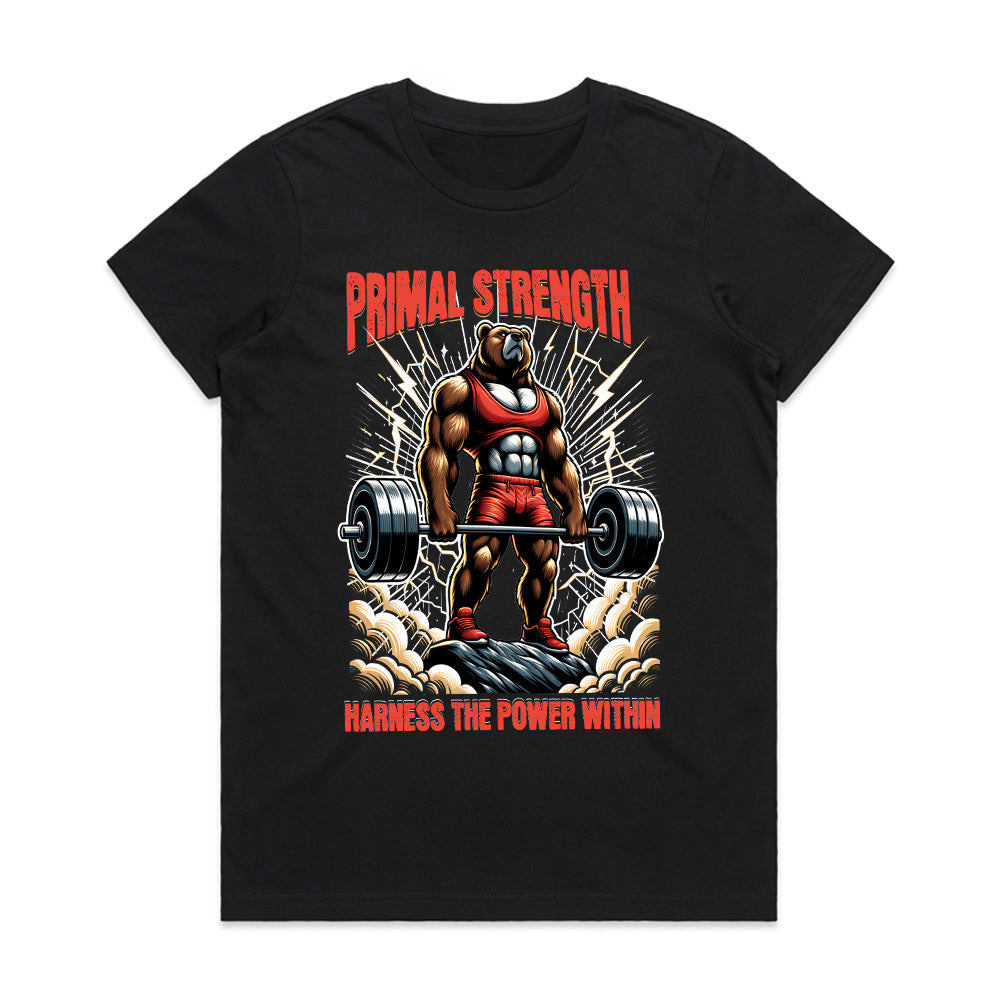 "Primal Strength" Gym T-Shirt – Harness the Power Within