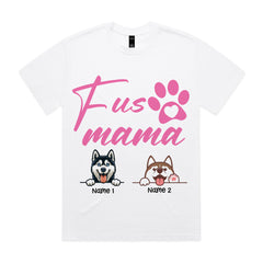 Personalized Fur Mama T-Shirt