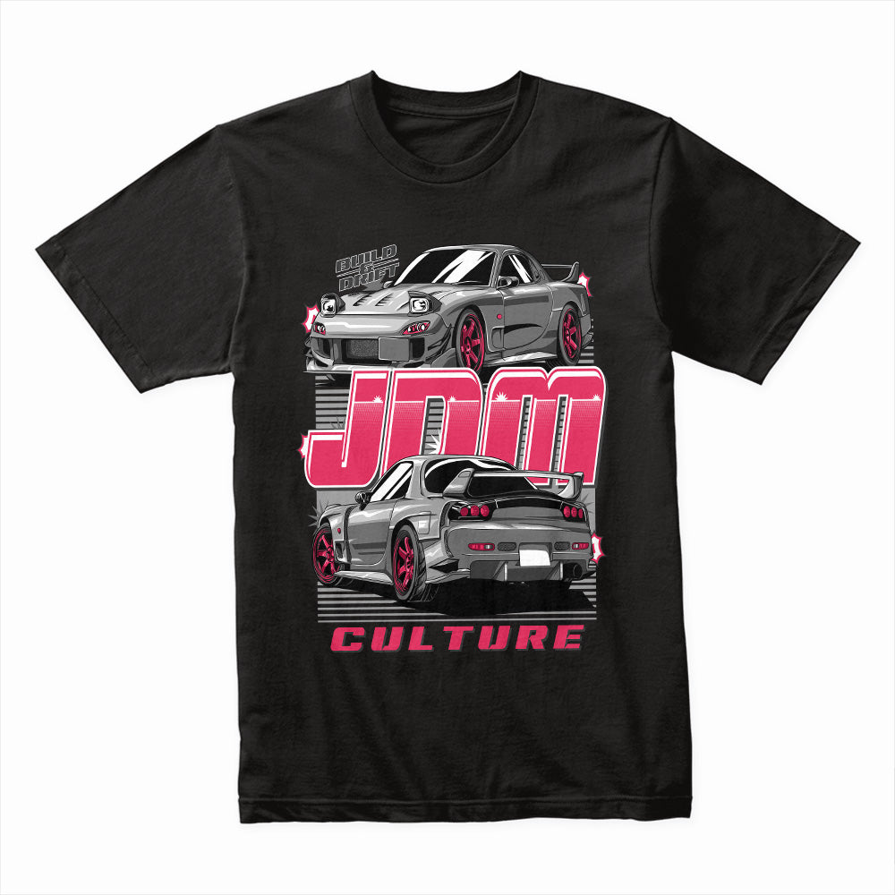 JDM Culture – Build & Drift RX-7 Tribute Tee