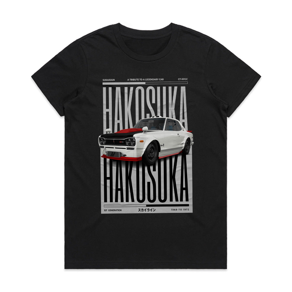 Hakosuka Legend" JDM T-Shirt – Tribute to the Skyline GT-R Classic