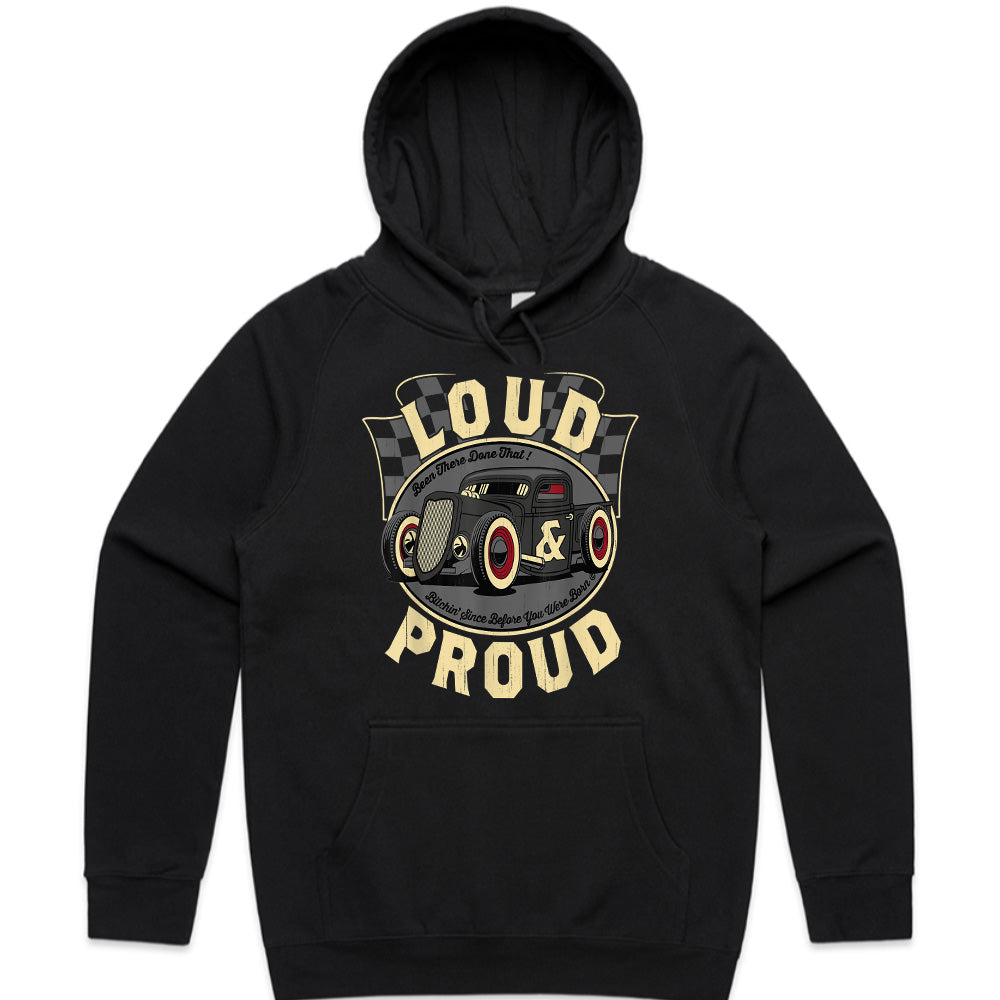 Loud & Proud – Vintage Hot Rod Racing Enthusiast T-Shirt