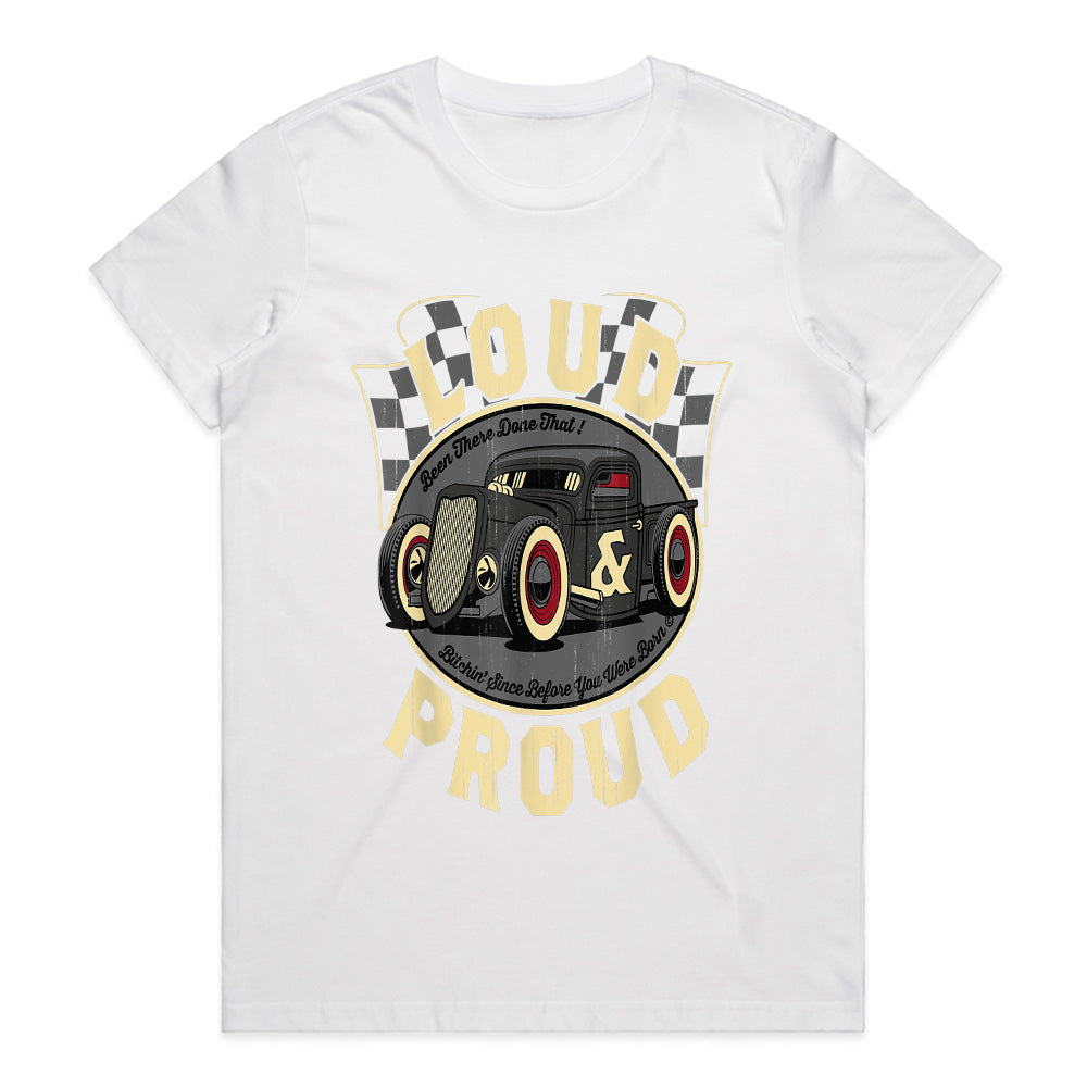 Loud & Proud – Vintage Hot Rod Racing Enthusiast T-Shirt