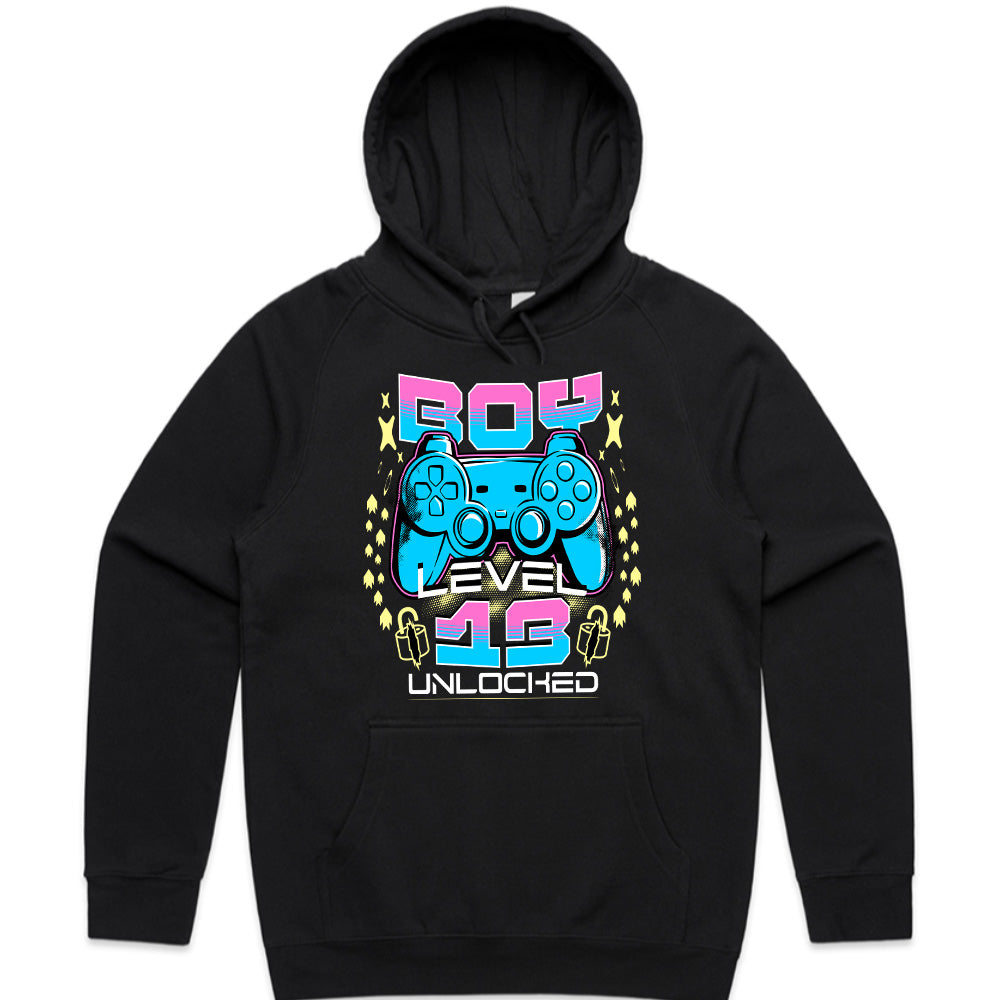 "Level 13 Unlocked Gamer T-Shirt – Cool Gaming Birthday Tee for Boys"