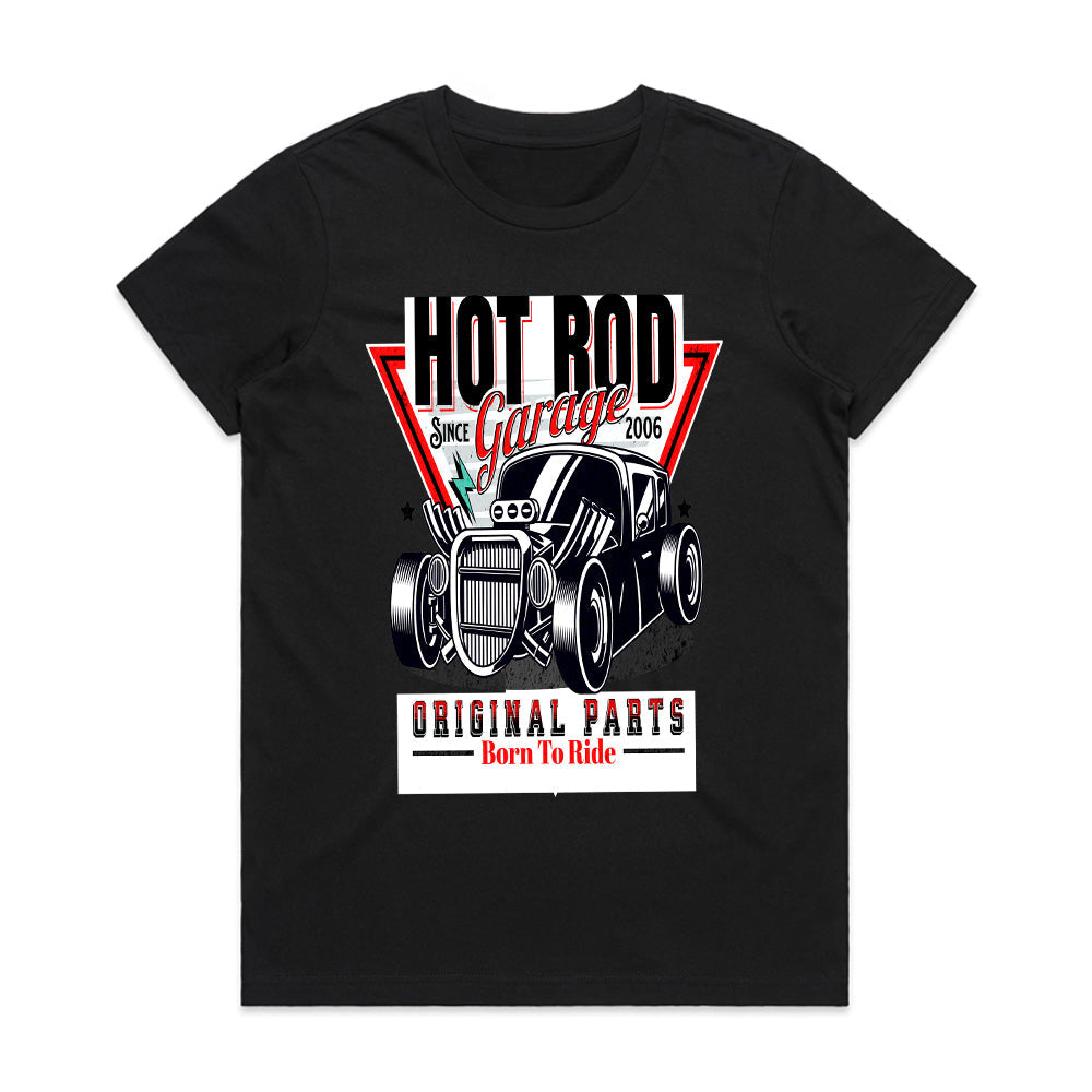 Hot Rod Garage" Classic Car T-Shirt – Vintage American Muscle Style