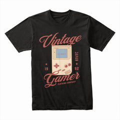 "Vintage Gamer" Retro Handheld Console T-Shirt - 1992 Japan Gaming Nostalgia